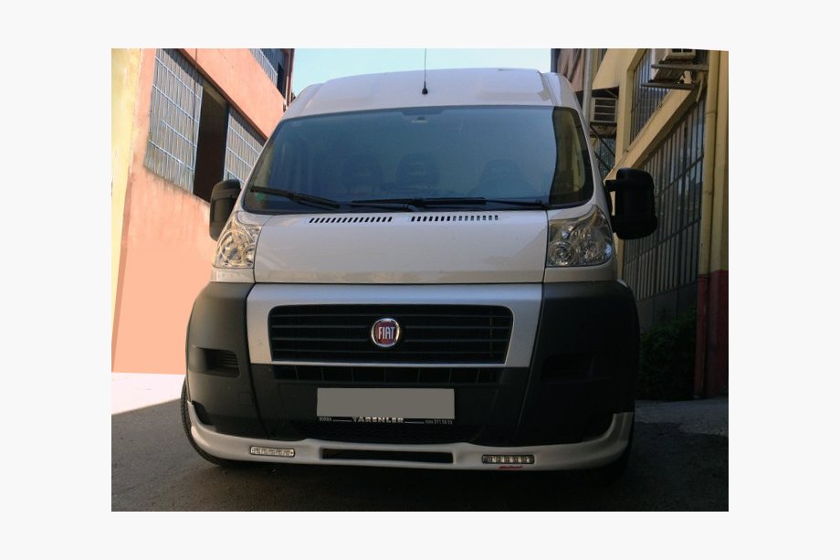 Citroen Jumper 2007–2025 Predný lip spojler nárazníka 2006-2013 (úzky s LED, na lakovanie) Image