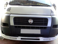 Fiat Ducato 2006–2025 Predný lip spojler nárazníka 2006-2013 (úzky s LED, na lakovanie) fotografia 1