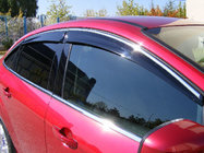 Honda Civic Sedan VIII 2006–2011 Okenné deflektory s chrómovou lištou (4 ks, Niken) fotografia 1