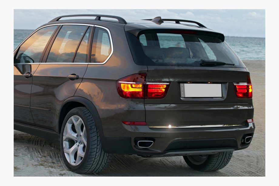 BMW X5 E70 2007–2013 Ochranná lišta hrany kufra (nerez) Image