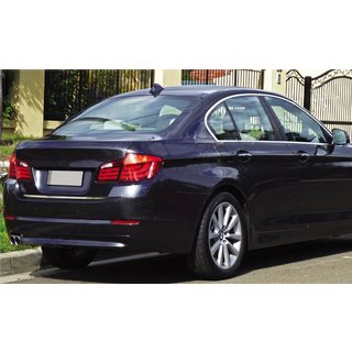 Nerezová lišta hrany kufra (SD) BMW 5. rad F10/F11 2010–2016 fotografia 1