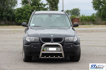 BMW X3 E83 2003–2010 Predný ochranný rám (nerez) 51 mm fotografia 3
