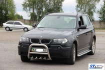 BMW X3 E83 2003–2010 Predný ochranný rám (nerez) 51 mm fotografia 2