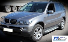 BMW X5 E53 1999–2006 Bočné nášľapy King (2 ks, hliník) fotografia 3