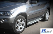 BMW X5 E53 1999–2006 Bočné nášľapy King (2 ks, hliník) fotografia 2
