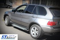 BMW X5 E53 1999–2006 Bočné nášľapy King (2 ks, hliník) fotografia 5