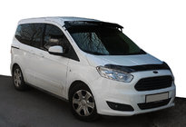 Ford Courier 2014–2023 Slnečná clona na čelné sklo (čierny lesk, 5 mm) fotografia 1