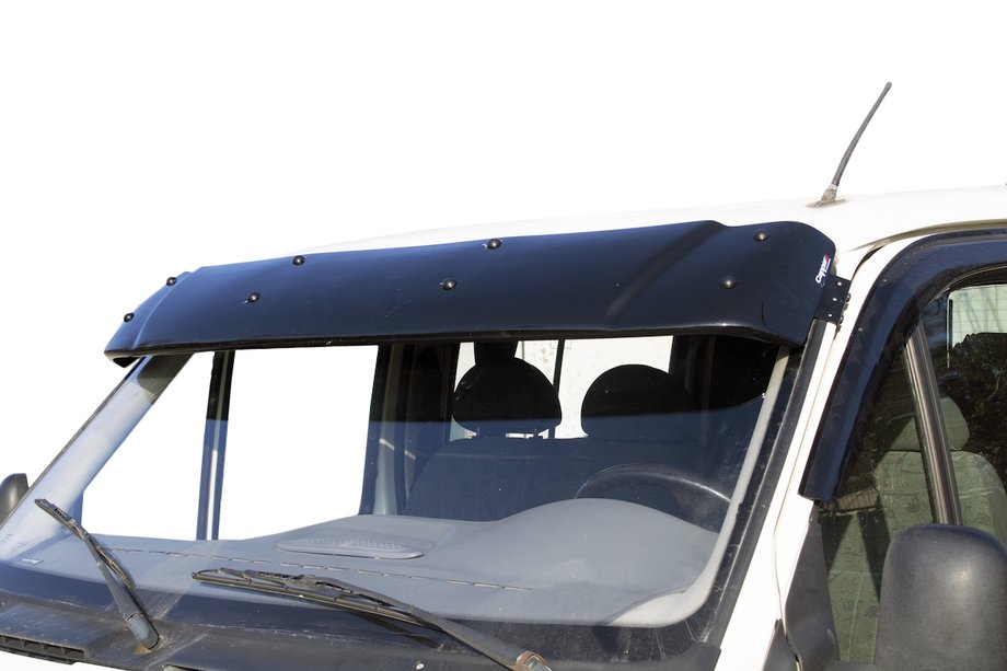 Ford Transit 1991–2000 Slnečná clona na čelné sklo (čierny lesk, 5 mm) Image
