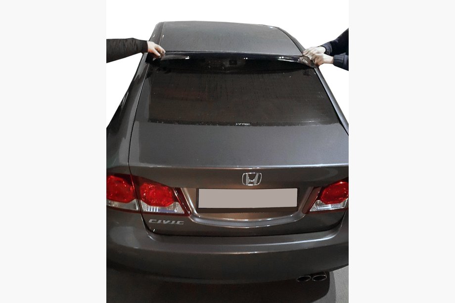 Honda Civic Sedan VIII 2006–2011 Spojler na zadné sklo (čierny, ABS) Image