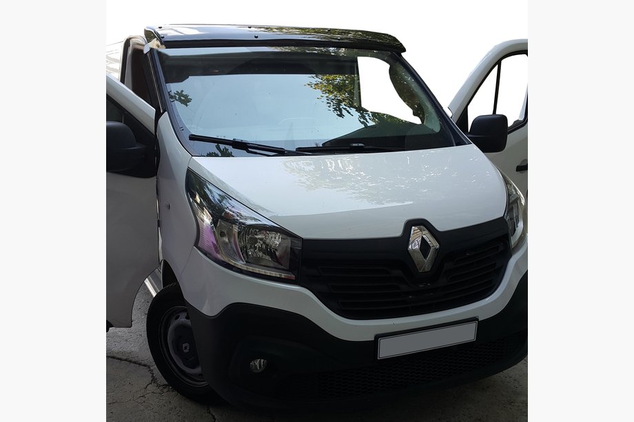 Fiat Talento 2016– Slnečná clona na čelné sklo (čierny lesk, 5 mm) Image