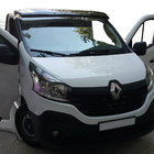 Fiat Talento 2016– Slnečná clona na čelné sklo (čierny lesk, 5 mm) fotografia 1