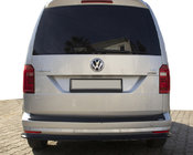 Volkswagen Caddy 2015–2020 Zadný difúzorový lip (ABS) fotografia 4