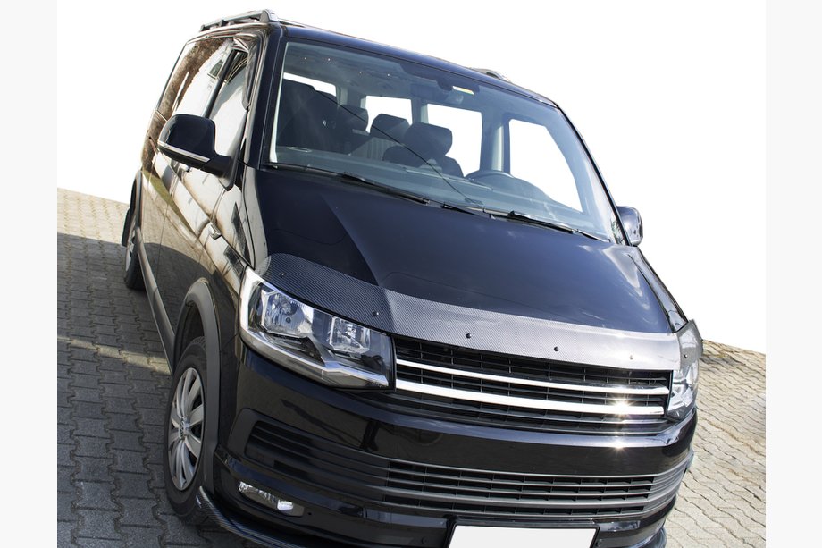 Volkswagen T6 2015–2024 Deflektor kapoty v karbónovom dizajne (EuroCap) Image