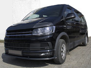 Volkswagen T6 2015–2024 Predný lip spojler, karbónový vzhľad 2015-2018 (ABS) fotografia 1