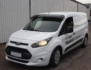 Ford Connect 2014–2021 Slnečná clona na čelné sklo (čierny lesk, 5 mm) fotografia 1
