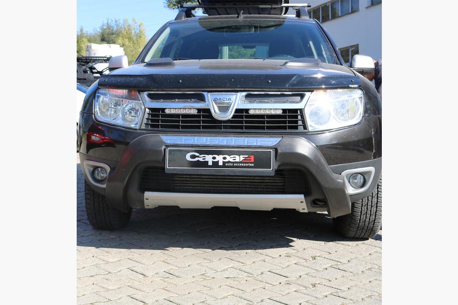 Dacia Duster 2008–2018 Predný lip spojler nárazníka (ABS, sivý) Image