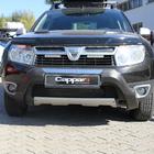 Dacia Duster 2008–2018 Predný lip spojler nárazníka (ABS, sivý) fotografia 1