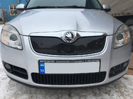 Skoda Fabia 2007–2014 Zimný kryt masky chladiča (2007-2010, horný) fotografia 1