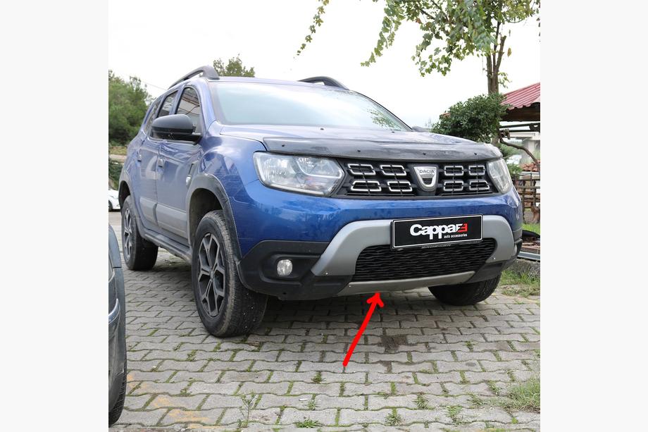 Renault Duster 2018–2024 Spodná lišta predného nárazníka (ABS, sivá) Image