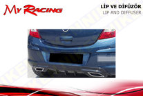 Opel Corsa D 2007–2014 Kryt zadného difúzora (ABS, čierny) fotografia 1