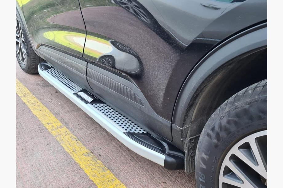 BMW X5 E53 1999–2006 Bočné nášľapy Mevsim Grey (2 ks, hliník) Image