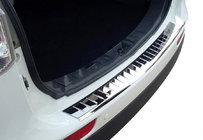 Mitsubishi Outlander 2012–2021 Ochranná lišta zadného nárazníka OmsaLine (2012-2015, nerez) fotografia 1