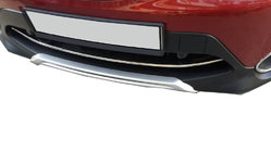 Nissan Qashqai 2014–2021 Nerezová lišta na predný nárazník (2014-2017) Carmos - turecká oceľ fotografia 1