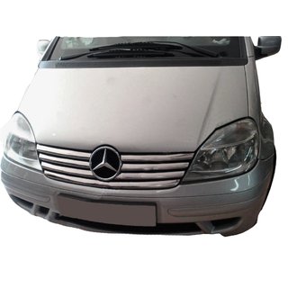 Kryty mriežky chladiča (7 dielov, nerez) Mercedes Vaneo W414 2001–2005 fotografia 1