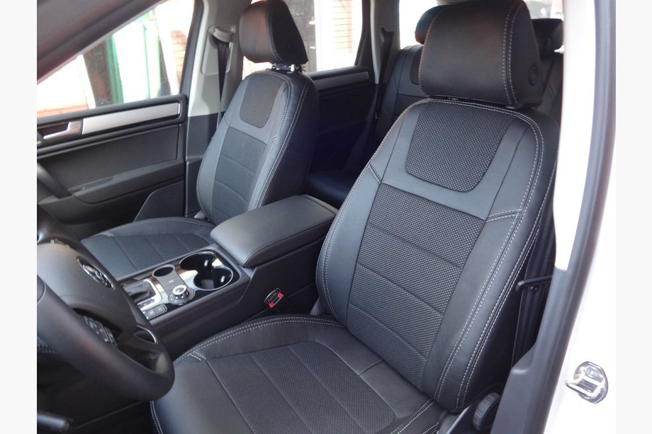 Volkswagen Touareg 2010–2018 Originálne poťahy na sedadlá SoyuzAuto Dynamic Image
