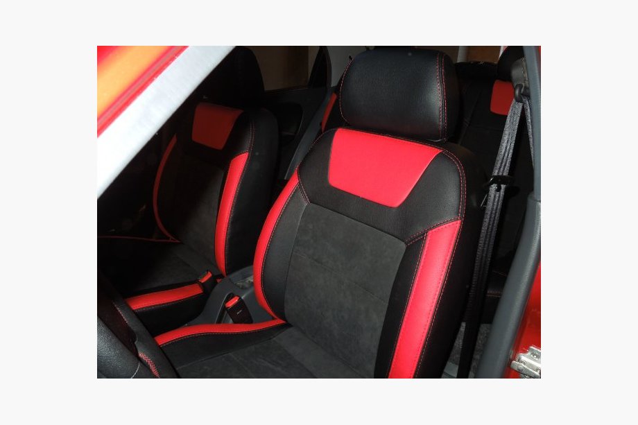 Daewoo Lanos 1998–2017 Poťahy na sedadlá na mieru Brothers Leather Style Image