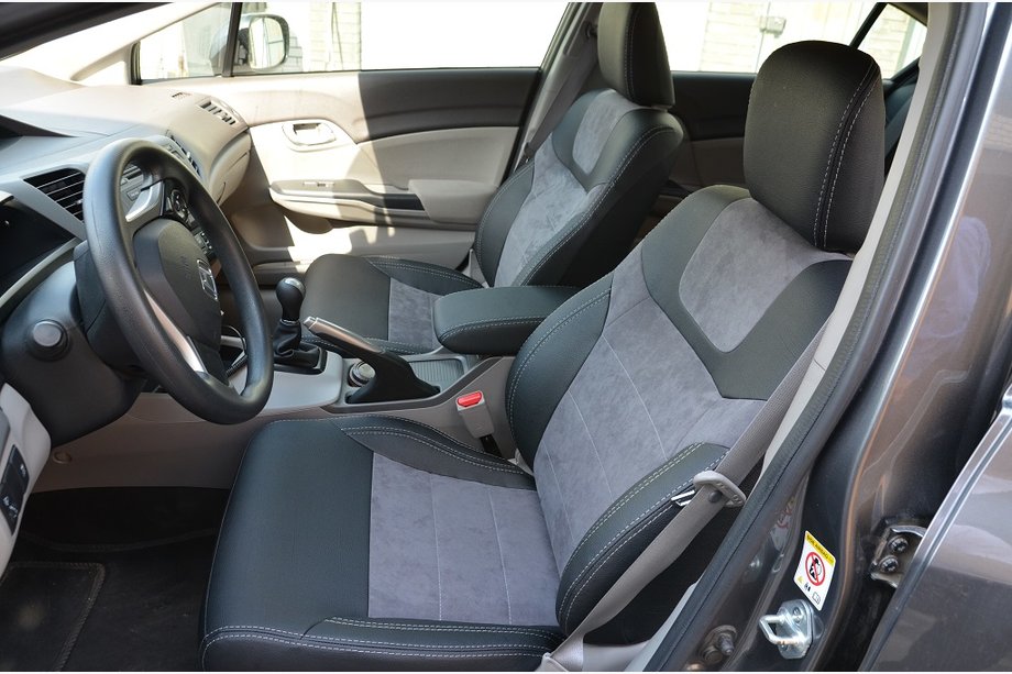 Honda Civic Sedan IX 2011–2016 Autopoťahy SoyuzAuto Leather-style Image
