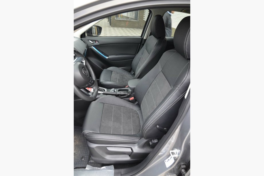 Mazda CX-5 2012–2017 Autopoťahy na sedadlá SoyuzAuto Leather style Image