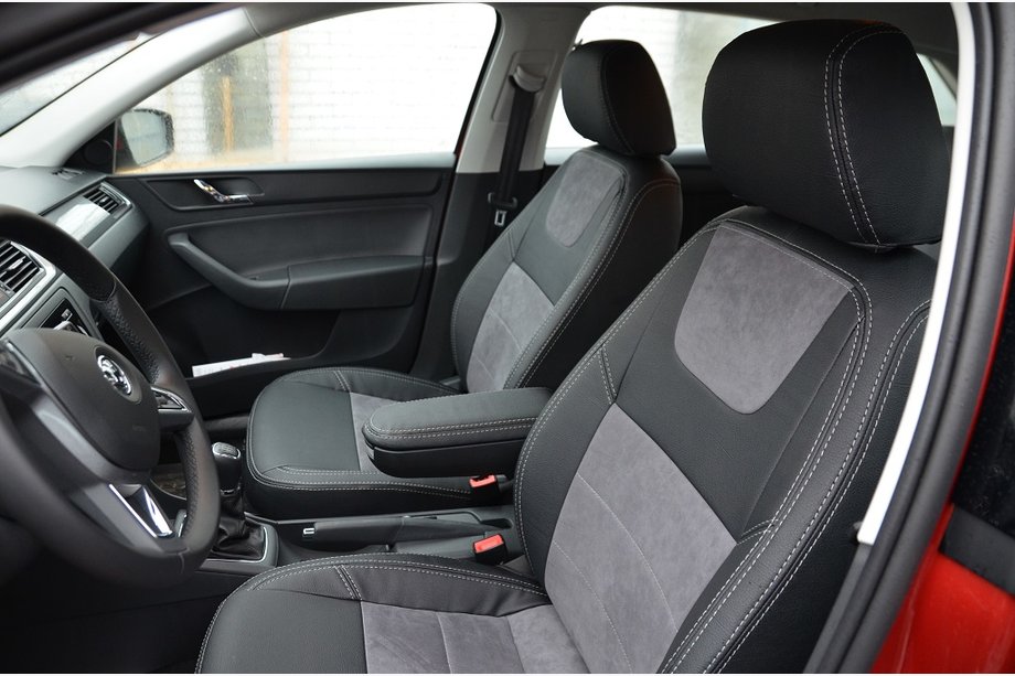 Skoda Rapid 2012–2019 Autopoťahy SoyuzAuto Leather-style Image