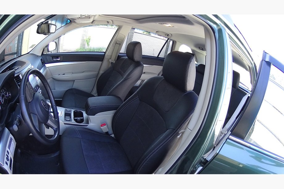 Subaru Outback 2009–2014 Autopoťahy na sedadlá SoyuzAuto Leather style Image