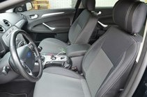 Ford Mondeo 2008–2014 Autopoťahy na sedadlá (eko koža↗tkanina, Premium) fotografia 1