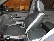 Kia Sorento I BL 2002–2009 Novinka! Modelové poťahy sedadiel z eko kože Brothers Premium fotografia 2