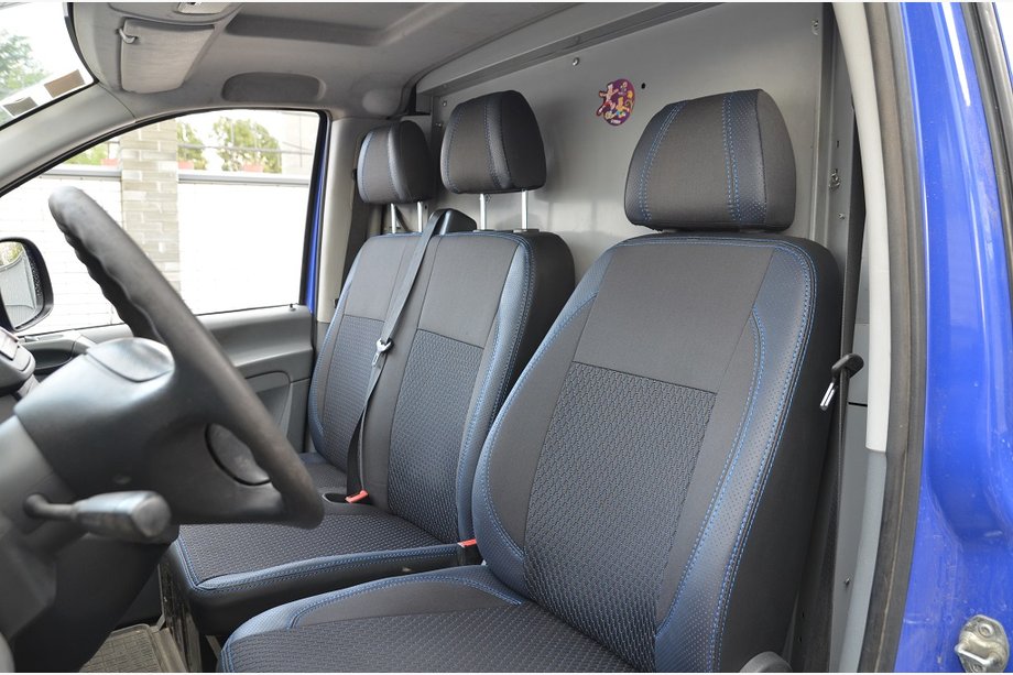 Mercedes Vito W639 2004–2014 Poťahy na sedadlá (eko koža↗látka, Premium) Image
