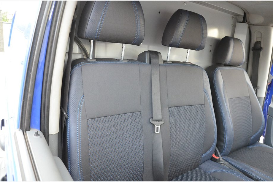 Mercedes Vito W639 2004–2014 Poťahy na sedadlá (eko koža↗látka, Premium) 1+2 Fotografia 4