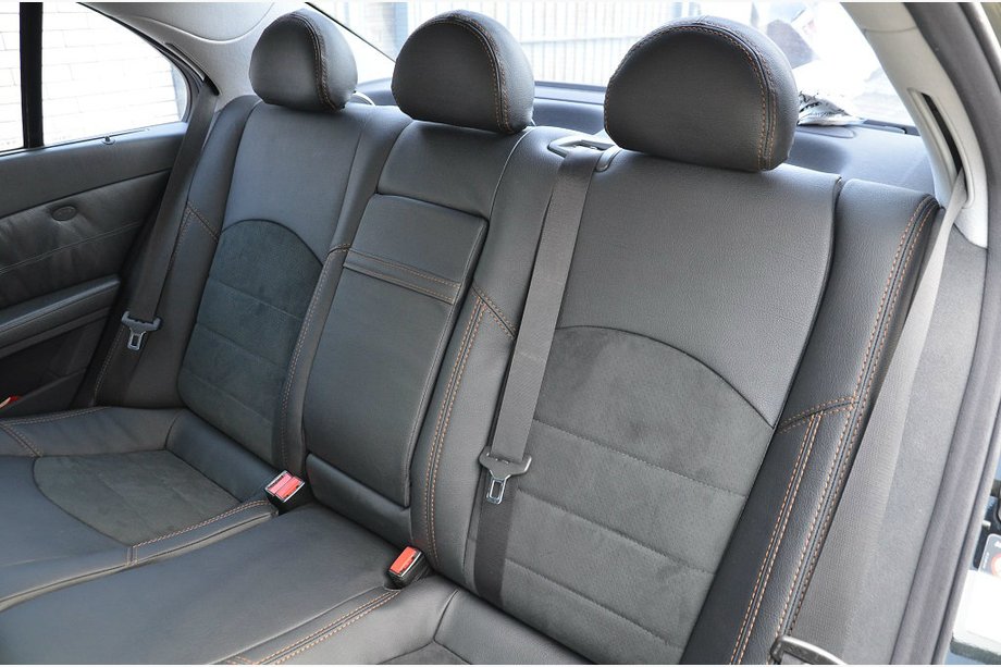 Mercedes E-class W211 2002–2009 Originálne poťahy na sedadlá SoyuzAuto Leather style Image