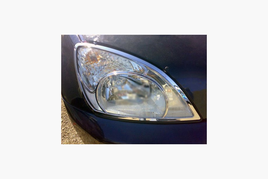Chery Tiggo 1 2005–2016 Chrómové kryty predných svetlometov (ABS) Image