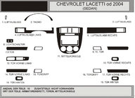 Chevrolet Lacetti 2003–2024 Kryty palubnej dosky Sedan (Hartman) fotografia 1