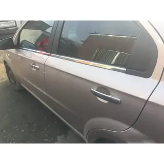 Spodné okenné lišty (4 ks, nerez) Chevrolet Aveo T250 2005–2011 fotografia 3