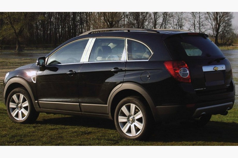 Chevrolet Captiva 2006–2019 Kryty stĺpikov (nerez) Image