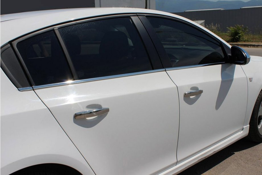 Chevrolet Cruze 2009–2015 Okenné lišty (nerez) HB, Carmos – turecká nehrdzavejúca oceľ Image