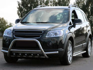 Chevrolet Captiva 2006–2019 Predný ochranný rám WT003-Plus (nerez) fotografia 1