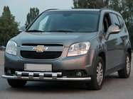 Chevrolet Orlando 2010–2018 Predný ochranný rám ST015 (nerez) fotografia 1