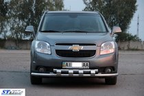 Chevrolet Orlando 2010–2018 Predný ochranný rám ST015 (nerez) fotografia 2