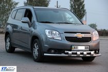 Chevrolet Orlando 2010–2018 Predný ochranný rám ST015 (nerez) fotografia 3