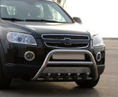 Chevrolet Captiva 2006–2019 Predný ochranný rám WT003 (nerez) fotografia 1