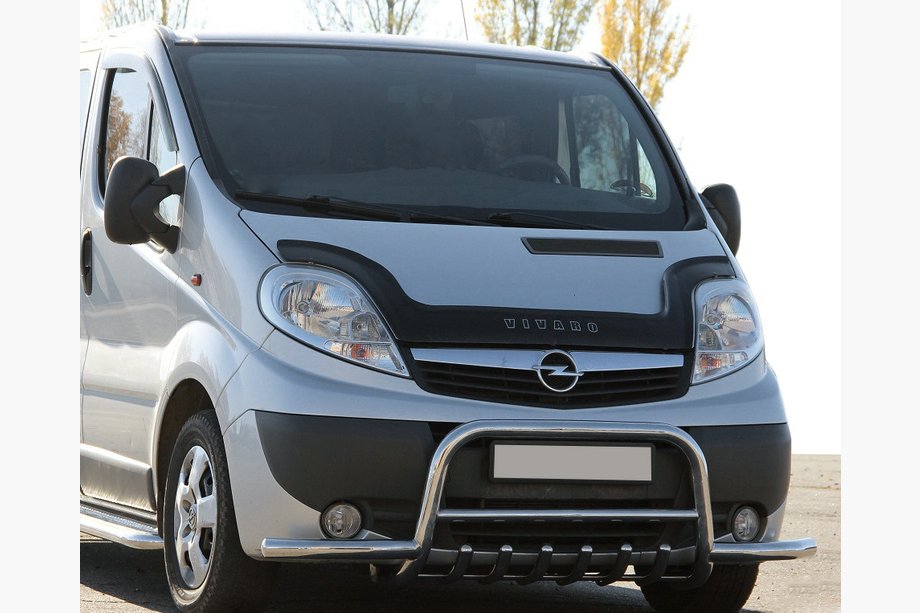 Nissan Primastar 2002–2014 Predný ochranný rám WT003-Plus (nerez) Image